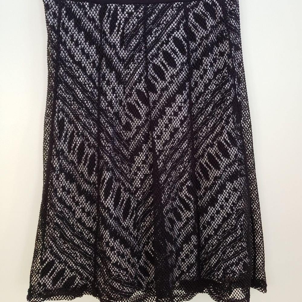 Black and white skirt